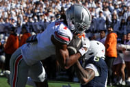 Ohio State's Davison Igbinosun is one of the top cornerbacks in the nation. (Photo Credit: IMAGN)
